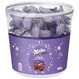 Milka Feine Eier Alpenmilch 1 x 900g I Osterschokolade Großpackung I für das Osternest und zum Verstecken I Süßigkeiten zu Ostern aus 100% Alpenmilch Schokolade