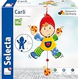 Selecta 60008 Jumping Jack Carli, Hampelmann, 27 cm, bunt, Large