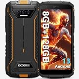 DOOGEE S41 Plus(2024) Outdoor Handy Ohne Vertrag 8GB+128GB/1TB Erweiterbar Octa Core 6300mAh Android 13 Outdoor Smartphone 13MP+8MP 5.5' HD+ Baustellenhandy 4G Dual SIM IP68/NFC/OTG/GPS/Face ID