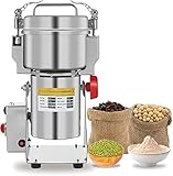 Biolomix Elektrische Getreidemühle, Swing 800g Getreidemühle, Tragbare Multifunktions-Küchenmühle für Kaffee, Müsli, Trockenfutter, Timing-Trockenmühle