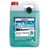 SONAX AntiFrost+KlarSicht IceFresh Gebrauchsfertig bis -20° C (5 Liter) schneller, schlierenfreier und effektiver Scheibenreiniger für den Winter | Art-Nr. 01335410