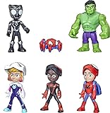Hasbro Spidey and His Amazing Friends Maskierte Helden Multipack, 10 cm große Action-Figuren, für Kinder ab 3 Jahren F1486
