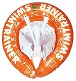 FREDS SWIM ACADEMY SWIMTRAINER Classic Orange - für Kinder von 2 bis 6 Jahren, Schwimmhilfe zur Entwicklung der Koordination von Arm- und Beinbewegungen, für Anfänger und Fortgeschrittene