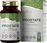 Ezyleaf Prostata Komplex | Hochdosierte Prostata Kapseln für Männer | 90 Brennnesselkapseln mit Beta-Sitosterin, Zink, Kürbiskernen, Bor, Boswellia Serrata | Prostata Tabletten aus Großbritannien