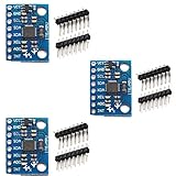 Hailege 3pcs MPU-6050 MPU6050 GY-521 3 Axis Accelerometer Gyroscope Module 6 DOF 6-axis Accelerometer Gyroscope Sensor Module 16 Bit AD Converter Data Output IIC I2C