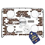 Best Sporting Fußballtor mit Torwand I Fußballtor Kinder mit verschiedenen Farbmotiven I Fußball Tor 213cm x 152cm I Hochwertiges Kindertor mit Netz, Torwand & Heringen I Fussball Tor Fatzo