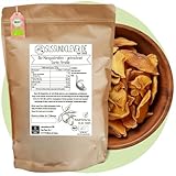 süssundclever.de® Bio Mangostreifen getrocknet | 1,0 kg | Sorte: Amélie | NEUE ERNTE | ohne Zuckerzusatz | ökologisch-nachhaltig abgepackt