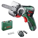 Bosch Home and Garden NanoBlade Akkusäge EasyCut 12 (1 Akku, 12 Volt System, NanoBlade Technologie, im Koffer)