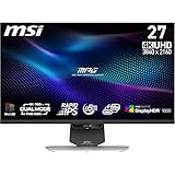 MSI MPG 274URDFW E16M Gaming Monitor 27 Zoll 4K UHD - Rapid IPS Panel 3840 x 2160, 0,5 ms, DisplayHDR 1000, Mini-LED, Dual-Mode, HDMI 2.1, DP 1.4a, USB C (PD 98W), Höhen/Neigungseinstellung, Weiß