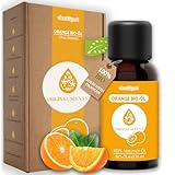 DasXgut – BIO Orangenöl 30 ml ätherisch [100% NATURREIN] Kaltgepresst aus echten Orangen - zum Verzehr - Duftöl - Orange Oil E5004115 BG-BIO-02
