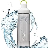Trinkflasche 'twinBottle' – 950ml - Tritan Wasserflasche mit 2-Wege-Öffnung - Auslaufsichere Sportflasche - BPA Frei - Perfekt für Sport, Outdoor, Schule - Einfaches Befüllen & Reinigen Dank Weithals