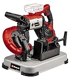 Einhell Akku-Bandsäge TE-MB 18/127 U Li-Solo Power X-Change (18 V, 115 mm Schnitthöhe, 127 mm Schnittbreite, Untergestell, LED-Licht, inkl. 2x Sägeband, ohne Akku)