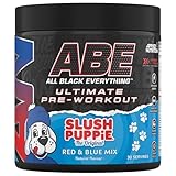 Applied Nutrition ABE Pre Booster Pulver - Pre Workout für Energie & Leistung mit Citrullin, Kreatin Monohydrat, Beta Alanin (375 g – 30 Portionen) (Slush Puppie)