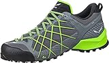 Salewa MS Wildfire Herren Trekking- & Wanderhalbschuhe, Grau (Flintstone/Fluo Green), 43 EU