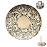 Räucherstäbchen Halter, Halterung Räucherstäbchen,Räuchergefäß Platte Räucherstäbchenhalter,Lotus Ash CatcherMessing Lotus Halter Für Yoga Teehaus,Incense Holder Für Räucherstäbchen Räucherkegel