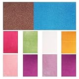 TOKIDNY 10 Blatt Buntes Tonpapier Dicke DIY Bastelpapier für Origami Kinderhandwerk Kreativpapier zum Basteln und Beschriften in Mischfarben