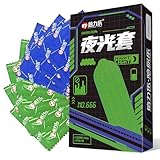7 Stück Kondome Männer Condoms 52 mm Breite 4x Ultra Thin & 3x Leuchtende Kondome Glatte Oberfläche mit Samenreservoir Extra Dünne & Nachleuchtende Verhütungsmittel