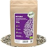 amapodo Salbeitee Bio 100g - Salbei Tee lose - Salbeiblätter getrocknet - Kräutertee geschnitten als Gewürz - Geschenke für Frauen - salvia officinalis