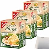 Gut&Günstig Kartoffelpüree 18x3 Portionen (3x510g Packung) + usy Block