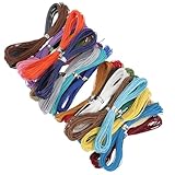 FOMIYES 30 Stück Gewachste Baumwollkordel Bunt Reißfestes Selbstgemacht Schmuckgarn für Armband und Halskettenherstellung Farbecht Vielseitig für Handketten und Anhänger
