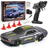 RC Drift Auto, 1/43 Mini RC Drift Auto mit LED-Lichtern, 2,4 GHz Vollproportional Ferngesteuertes Auto, 4WD Hochgeschwindigkeitsrennen mit Rennreifen, Kann mit einem Handy gesteuert werden (8501