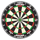 Ruthless Marksman Dartscheibe aus Sisal mit ultradünnem Draht, professionelles Design, für Dartpfeile mit Stahlspitze (DB072)