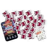 Bundle mit Match Attax Champions League 2024/25 EXTRA - Trading Cards - 50 Verschiedene, zufällige Karten + 1 Leere Tin Dose + Exklusive Collect-it Hüllen