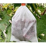 MRVAKDYDI Fruchtschutznetze, Breathable Kordelzug-Maschen-Obst- und Betriebstaschen-Satz 100 Mehrfarben-mehrere Größen(30cmx40cm)