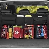 SURDOCA 3rd Gen Kofferraum Organizer, Auto Aufbewahrung mit 8 Große Taschen, Stärker Autobox Kofferraum Klettverschluss, Universal Kofferraumtasche Autotasche