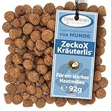 Dirk Drexel ZeckoX Kräuterlis für Hunde | Leckerlis mit Kräuterextrakten | natürliche Ernährung mit Schwarzkümmel, Kokosnuss & Karde