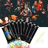 Buntes Feuerpulver,Buntes Feuer,Feuerfarben,Pulver für Buntes Feuer,Magic Fire Pulver,Bunte Flamme Farbwechsel Powder,für Feuerstellen,Kamin,Ofen,Lagerfeuer Oder,Outdoor-Events 4X10g