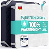 Matratzenschoner 140x200 cm Wasserdichte Matratzenauflage aus Baumwolle Nässeschutz Inkontinenzunterlage Matratzenbezüg Atmungsaktive Anti-Allergie und Anti Milben für Bett und Matratze Waschbar