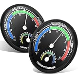 GUZZLO 2 Packungen 2 IN 1 Thermometer Hygrometer Terrarium,...