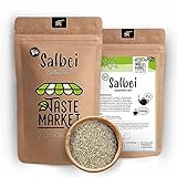 1 kg BIO Salbeiblätter | Salbei getrocknet und geschnitten | aus kontrolliert biologischem Anbau | Salbeitee | naturbelassen | Salviae trilobae