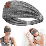 YiYunTE Schlafkopfhörer, Stirnband, Bluetooth, Schlafmaske, Kopfhörer, Schlummerband, Schlaf-Kopfhörer, kabellos, Sport-Stirnband, Kopfhörer mit Mikrofon, Schlafkopfhörer für Männer und Frauen,