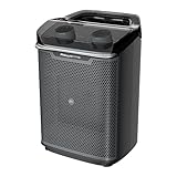 Rowenta Intense Comfort Aqua Heizlüfter, 2 Leistungsstufen, Spritzschutz IP20, für Badezimmer geeignet, kompakte Abmessungen, Thermostat, besonders leise, Tragegriff, Schwarz, SO9350F0