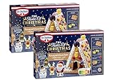 Dr.Oetker Knusper-Häuschen Lebkuchenhaus zum Selberbasteln 403g (2er Pack)