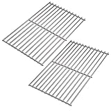 Onlyfire Ersatz BBQ Edelstahl Koch Grillgitter Grillrost 41,7x27,7cm, 6mm Dicke, passt für Tepro Toronto, schwarz Modell Grills