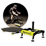 GYMRAIL Indoor Radsport Rocker Plate für Smart Trainers- Patentiertes 4D System- Bester Rocker für Zwift Rennen- Für alle gängigen Rollentrainer