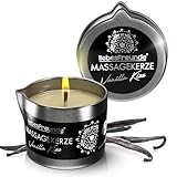 Liebesfreunde® Bio Massagekerze VANILLA KISS für sinnliche...