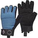 Black Diamond Unisex Crag Half-Finger Gloves Kletter-Handschuhe, Klettersteig, Astral Blue, L