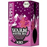 Cupper Bio-Früchtetee 'Warm Winter Hug', 20 ungebleichte Teebeutel, umweltfreundlich, fair gehandelt