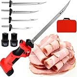 ErShangMao Elektrisches Filetiermesser Für Haus Und Garten & Akku-Säbelsäge Mit 4 Klingen, 2 X 2000 Mah Akkus, Vielseitig Einsetzbar Zum Schneiden Von Fischfleisch Und Kleinen Fischgräten