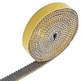 Ofendichtschnur,Ofenrohr Dichtung,Ofendichtband,Ofendichtung,Hitzebeständiges Dichtband,Kamin Dichtband,Hitzebeständig,Selbstklebend,für Kamin,Ofenrohr,Kamintür,Rauchrohr (3mm x 10mm x 2m)