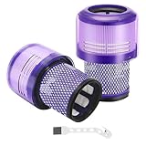 Laukowind 2 Stück Filters für Dyson V11 Absolute Torque Drive Animal, V15 Detect, SV14, SV22 Vacuum Cleaner, Washable Replacement Filter Accessories für Dyson Battery Vacuum Cleaner # DY970013-02