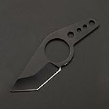Fonyet Mini Messer EDC Messer klein Outdoor Messer Schlüsselanhänger Messer Feststehend mit Holster, 4CM Full Tang Survival Messer Mini Taschenmesser Camping Messer (Mini-Messer)