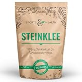 Steinklee Kapseln – 240 Kapseln - Vegan - Frei von Zusatzstoffen – 900 mg Steinkleekrautpulver pro Tagesdosierung - Steinklee Steinkleekrautpulver Melilotus Officinalis