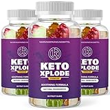 Ketoxplode Gummibärchen Original | Ketoxplode Gummibärchen - Ketoxplode Gummies Original mit natürlichem Kräuteraroma - Fruchtgummies - 60 Gummies 3x