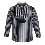 modAS | Fischerhemd | breiter Streifen | Größe 158/164