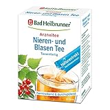 Bad Heilbrunner Bio Nieren- & Blasen Tee im Stick - Arzneitee - Tassenfeertig - Birkenblätter - bei Anzeichen einer Blasenentzündung - harntreibend - natürliche Linderung (8 x 10 Sticks)